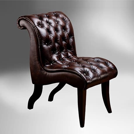 Quality Leather Ely Dining Chair | A&A Chesterfield Sofa Malaysia
