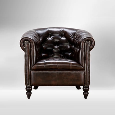 Quality Leather Chesterfield Cambridge Chair | A&A Chesterfield Sofa Malaysia