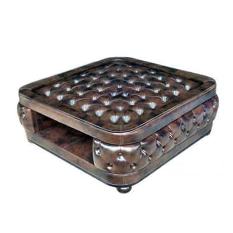 Quality Leather Hatfield Coffee Table | A&A Chesterfield Malaysia