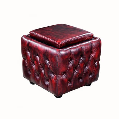 Quality Leather Belfast Side Table | A&A Chesterfield Sofa Malaysia
