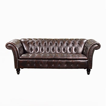 Quality Leather Cambridge Sofa 3 | A&A Chesterfield Malaysia