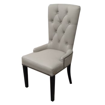 Quality Leather Marlow  Dining Chair | A&A  Chesterfield  Leather Furniture Manufacturer Malaysia