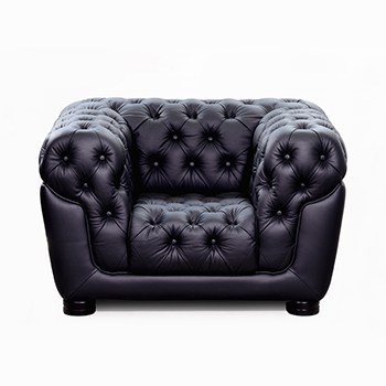 Quality Leather Beverley 1 Seater | A&A Chesterfield Malaysia