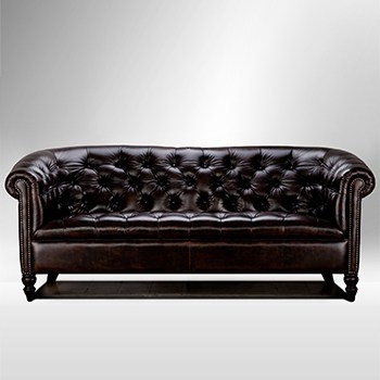 Quality Leather Bath Sofa 3 Seater | A&A Chesterfield Malaysia