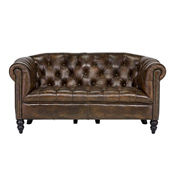 Quality Leather Bath Sofa 2 Seater | A&A Chesterfield Malaysia